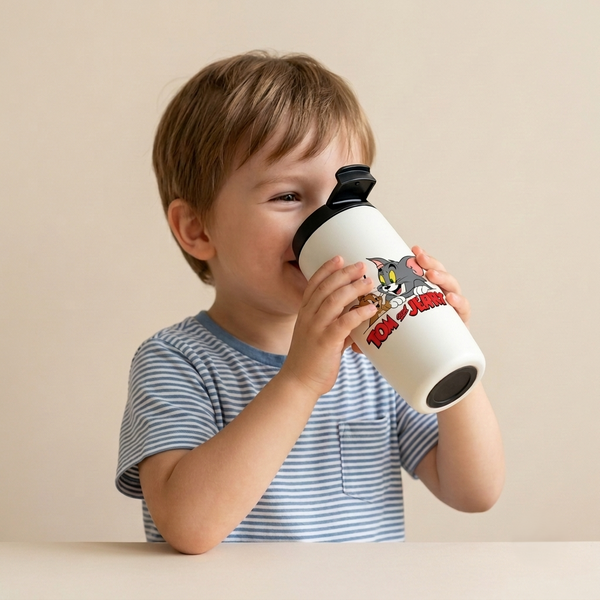 Tom and Jerry Insulated Stainless Steel Vacuum Bottle