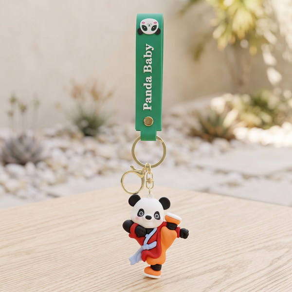 Kungfu Panda Silicone Keychain