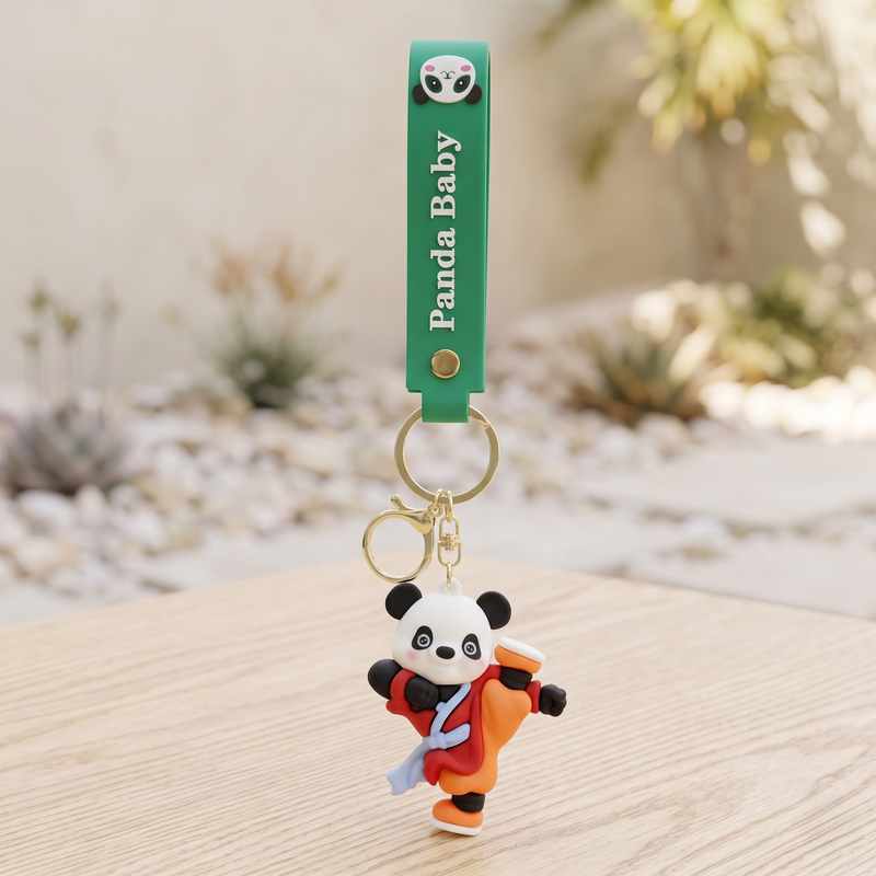 Kungfu Panda Silicone Keychain