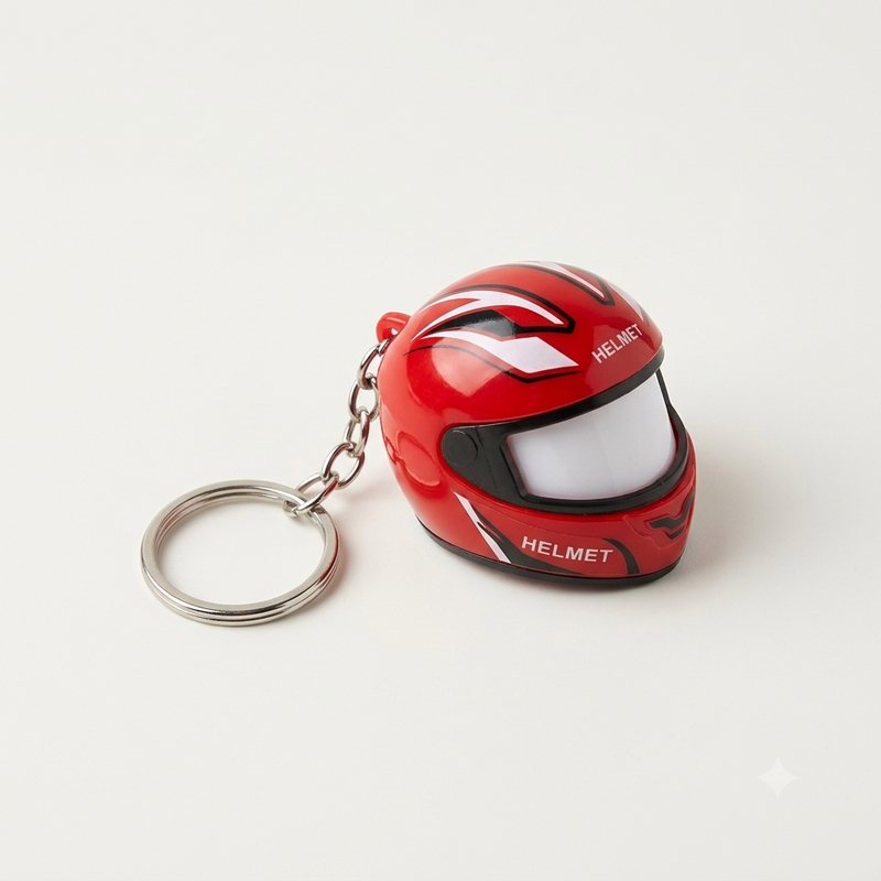 Light Helmet Keychain