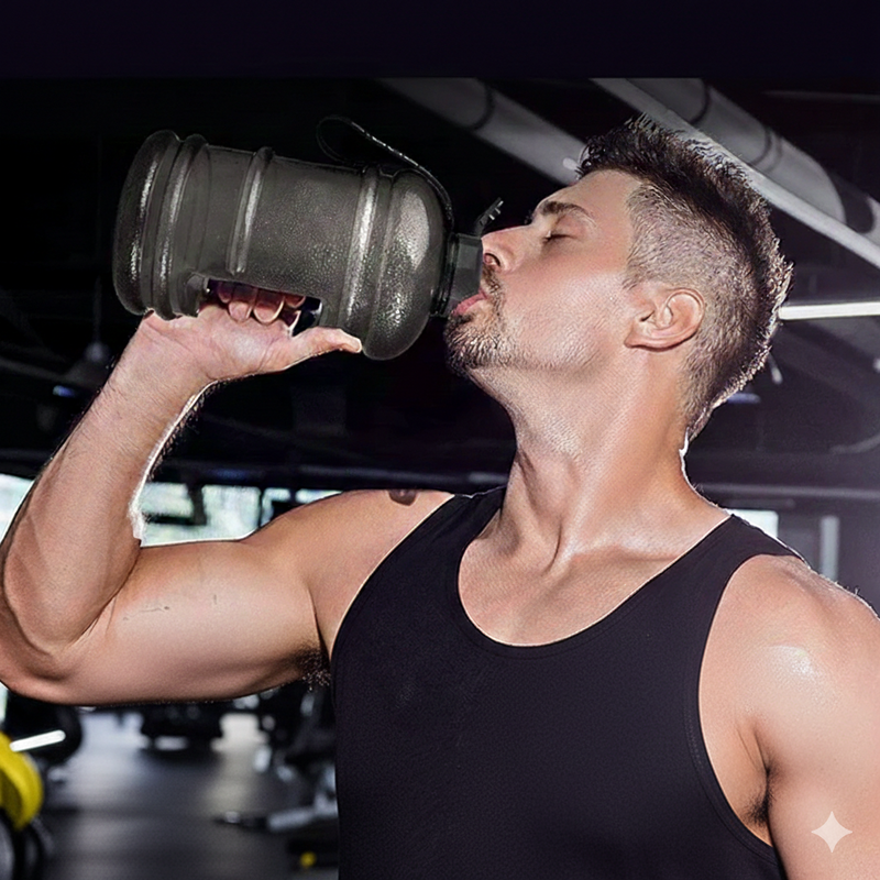 Sports Gym 1.5 Liters Gallon Water Bottle 1500ML