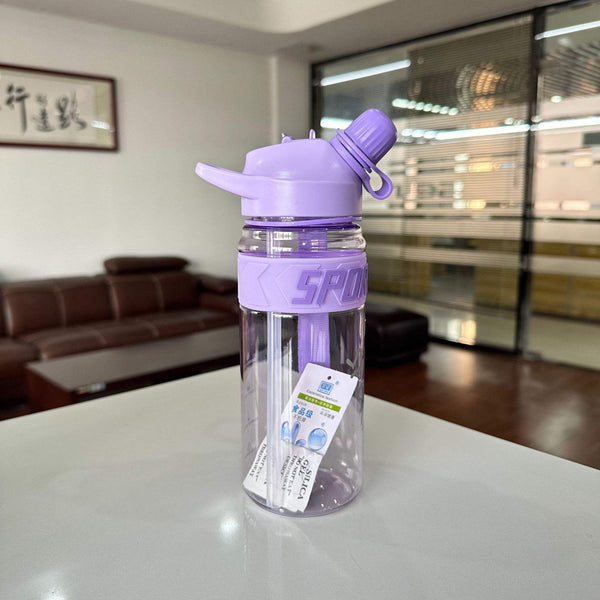 Plastic Water Bottle 2 in 1 Sipper