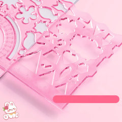 Drawing Ruler Set of 7+1