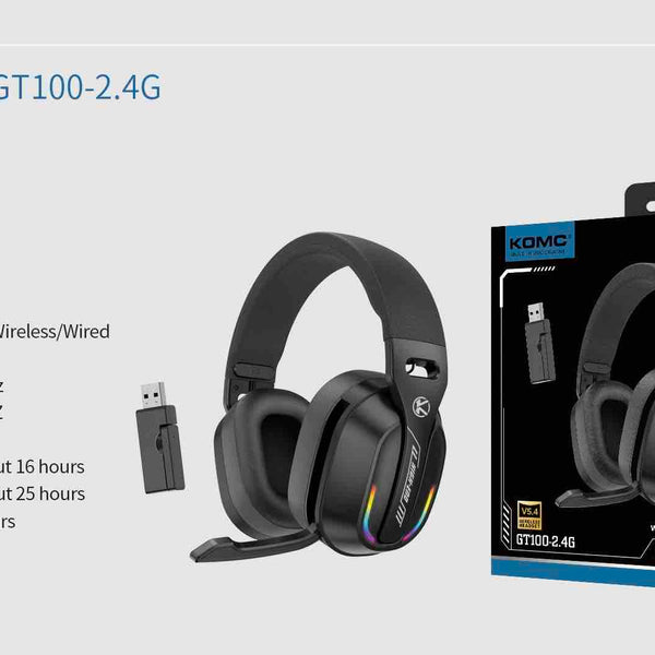 KOMC GT100 WIRELESS GAMING HEADPHONE