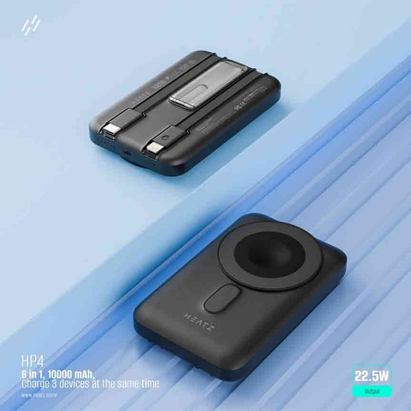 HEATZ HP4 MAGSAFE 6 IN 1 POWER BANK 22.5W POWER BANK