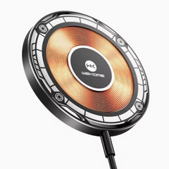 WEKOME Wp-U99 Vanguard Series Transparent Glass Panel 15W Magnetic Phone Wireless Charger