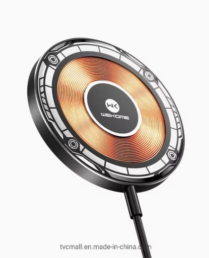 WEKOME Wp-U99 Vanguard Series Transparent Glass Panel 15W Magnetic Phone Wireless Charger