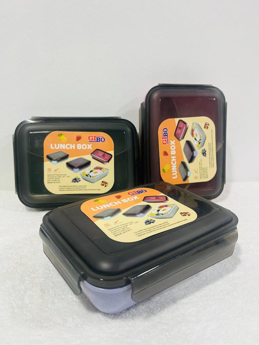 Gibo 1000ml Bamboo Fiber 3c Lunch Box