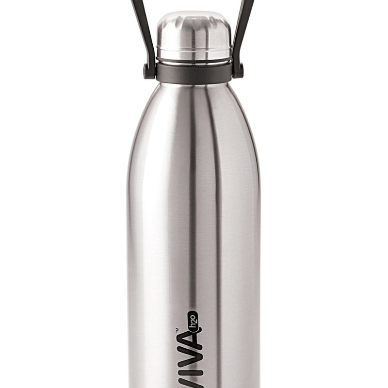 Viva Stainless Steel Water Bottle, Double Wall Vacuum Insulated Travel Mug 100% Leak & Sweat Proof BPA Free, Cold 12 Hrs/Hot 12 Hrs Perfect for Camping, Cycling, Gym, School 1800 ML