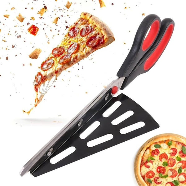 2-in-1 Pizza Cutter Scissors