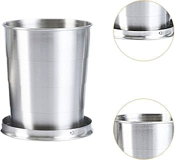 Stainless Steel Folding Cup Big