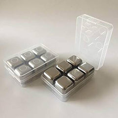 Steel Ice Cube 6 pc