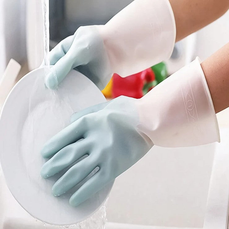 Cleaning Rubber Gloves