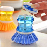 Cleaning Brush with Liquid Soap Dispenser
