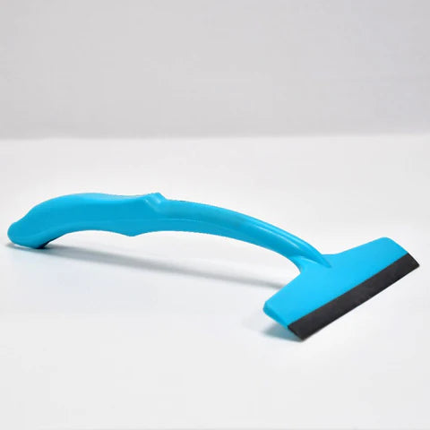 2-in-1 No-Dust Broom & Glass Wiper with Long Handle – Easy Kitchen & Floor Cleaning Tool