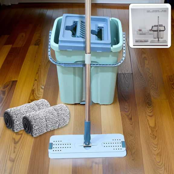 Flat Mop & Bucket Set