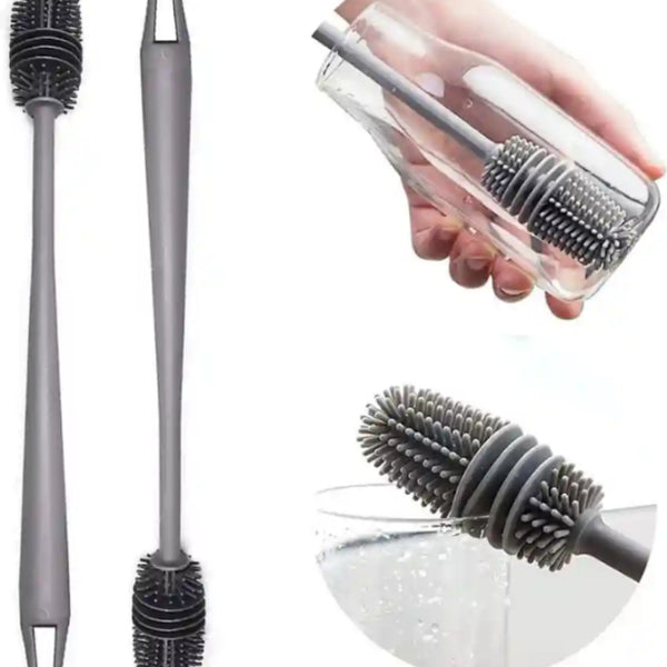 Store Bottle Cleaning Brush|Silicone Water Bottle Cleaner|Brush with Long Handle|Reusable Cleaning Brush|Bottle Brush Cleaner