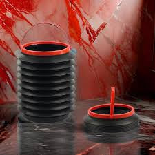 Foldable Dustbin Red