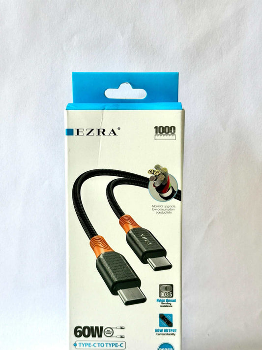 EZRA DC353 TYPE C TO TYPE C 60W CABLE