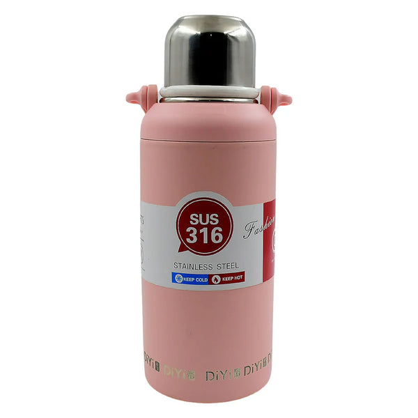 Vacuum Water Bottle Stainless Steel tumblers 316 Vacuum Insulated Cup / Bottle, Portable Travel Kettle / Water Bottle with Handle, Outdoor Large Capacity Sports Kettle Cups / Bottle (1300 ML)