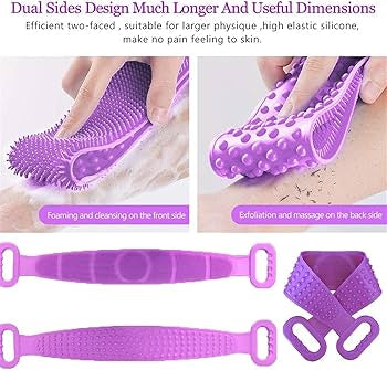 Silicone Body Bath Belt