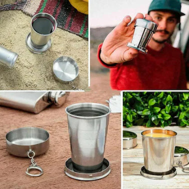 Steel Folding Cup Small