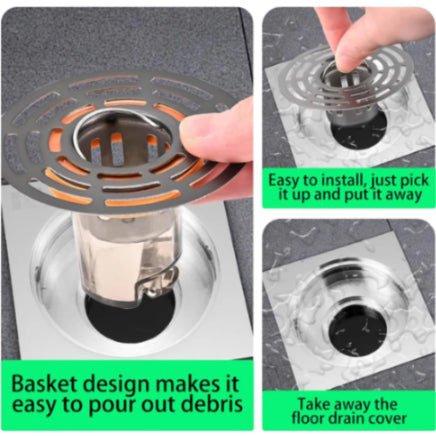 Floor Drain With Filter Mesh 1pc