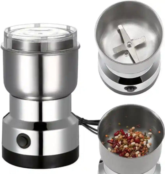 Nima Stainless Steel Electric Grinder for Kitchen Office Home Use 300ml Mixer Grinder