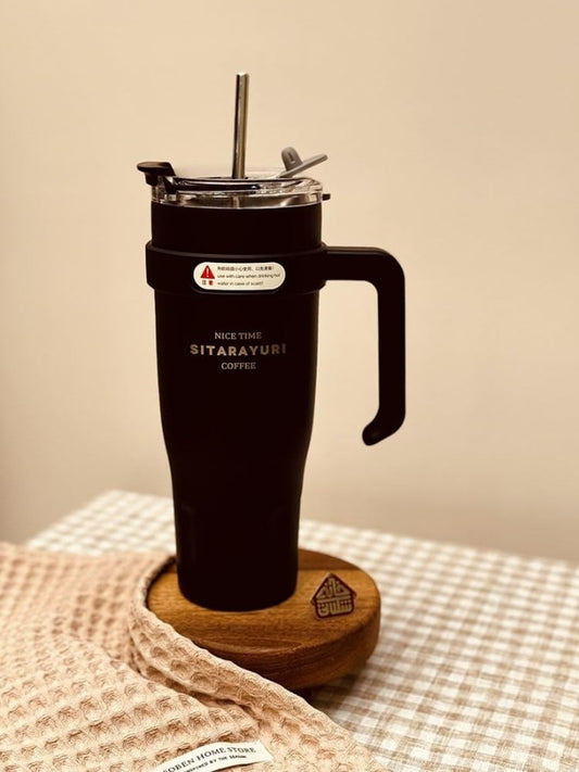 Stainless Steel Tumbler Nice Time Sitarayuri Coffee and Food Tumbler