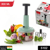 Mini Vegetable Push Chopper 800ml