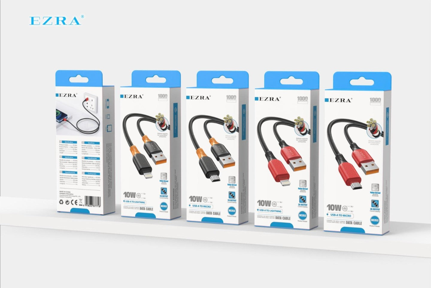 EZRA DC353 10W USB-A TO LIGHTNING