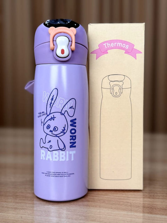 Stainless Steel Button Bottle 450ml