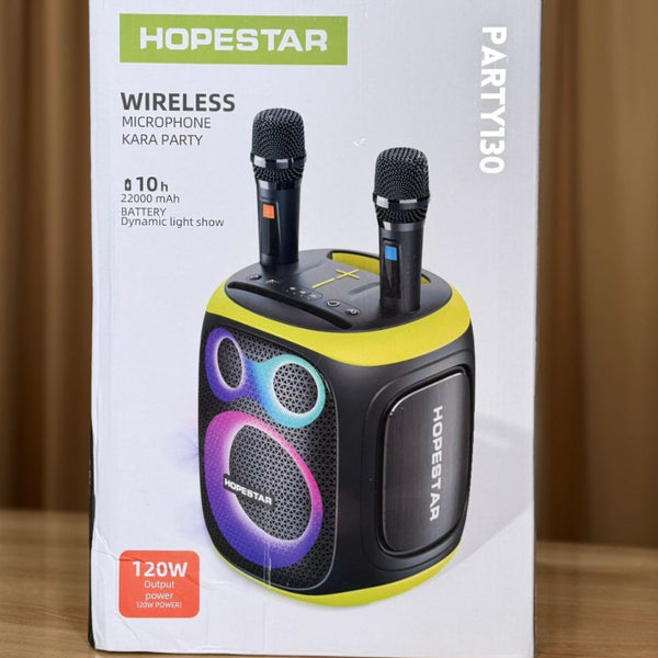 PARTY 130-HOPESTAR WIRELESS BLUETOOTH SPEAKER WITH MIC 120W