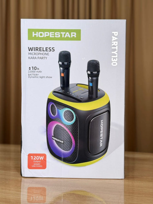 PARTY 130-HOPESTAR WIRELESS BLUETOOTH SPEAKER WITH MIC 120W