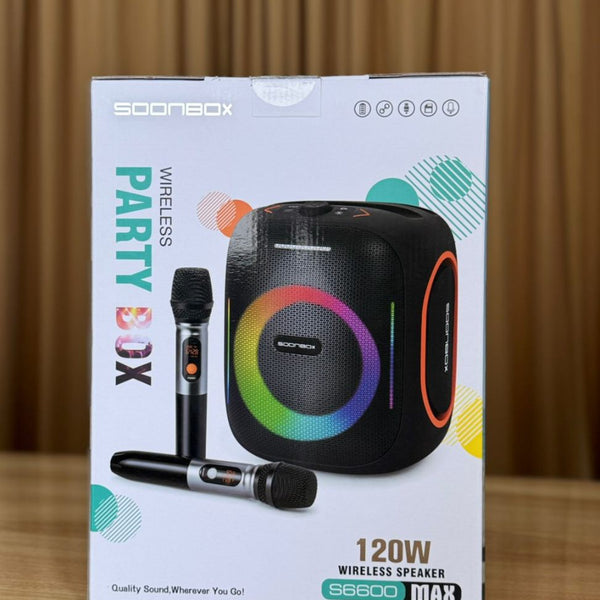 SOONBOX WIRELESS BLUETOOH SPEAKER WITH MIC 120W
