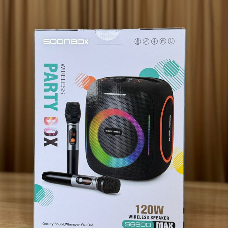 SOONBOX WIRELESS BLUETOOH SPEAKER WITH MIC 120W