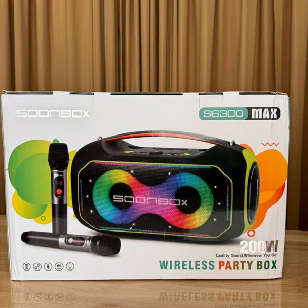 SOONBOX S6300 MAX WIRELESS BLUETOOTH SPEAKER 200W
