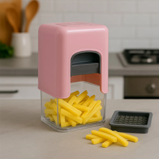 Apex Heavy Duty Potato Chipser & Vegetable Chopper with Dual Blade Set