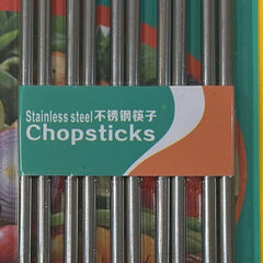 SS Chopstick 5 Pair Set