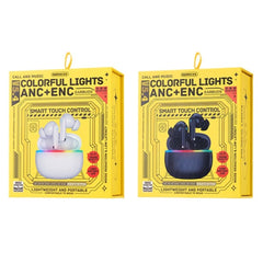 REMAX COLORFULL LIGHTS ANC+ENC EARBUDS LIGHTWEIGHT & PORTABLE