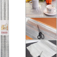 Silver Thermal Mat with Elegant Shine 3 Meter Length - Superior Protection and Easy Cleaning