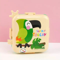 Lunch Box Parrot Design