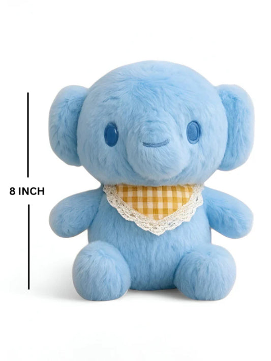 Blue - Plush Elephant Soft Toy