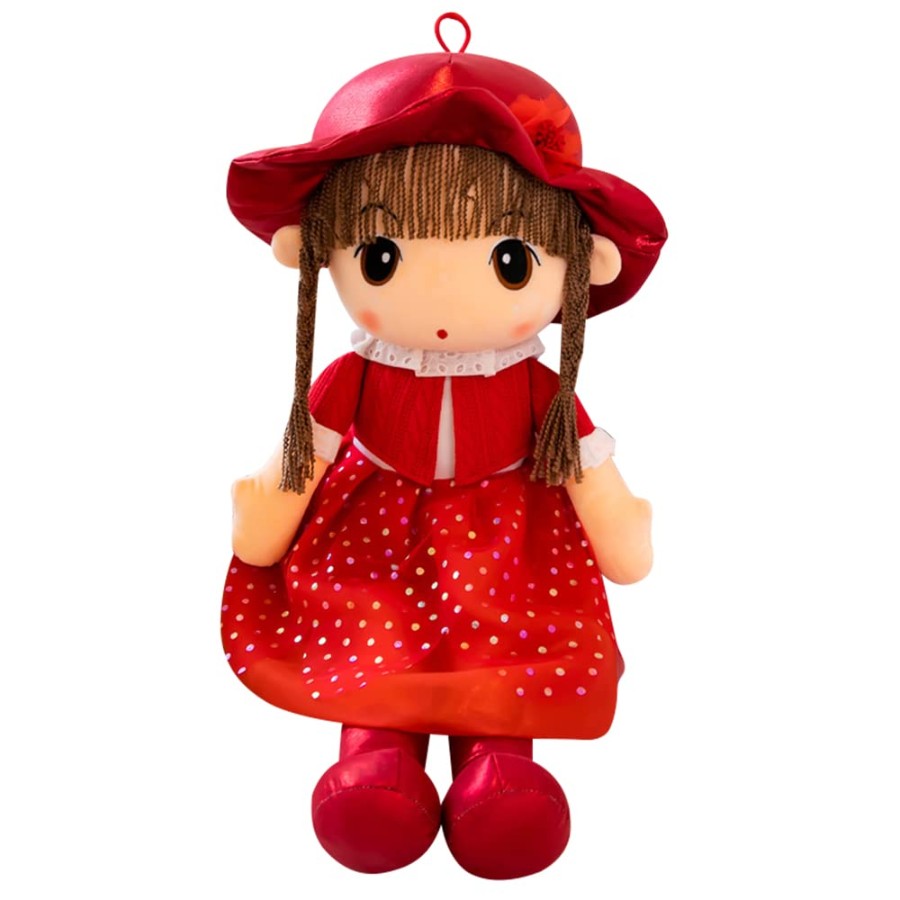 Plush Baby Doll Girl with Clothes