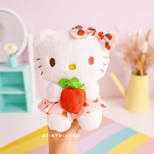 Hello Kitty with Strawberry Plush Toy