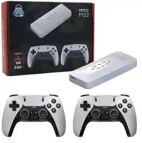 Playtastic M22 Retro Game Stick Console 4k 2.4G Dual Wireless Game Box Video Game