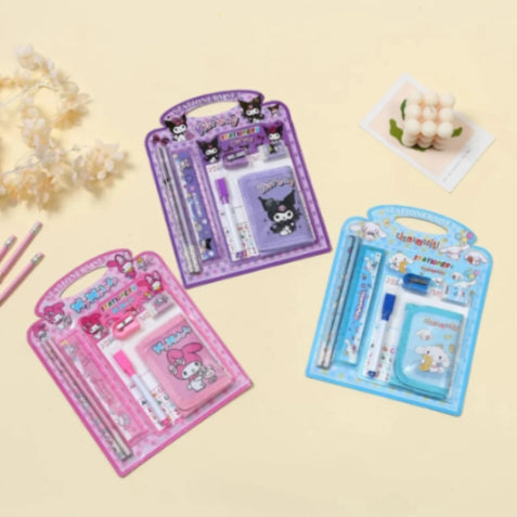 Multiple Cartoon Stationery Kit