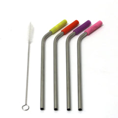 SS Straw With Silica  4Pc