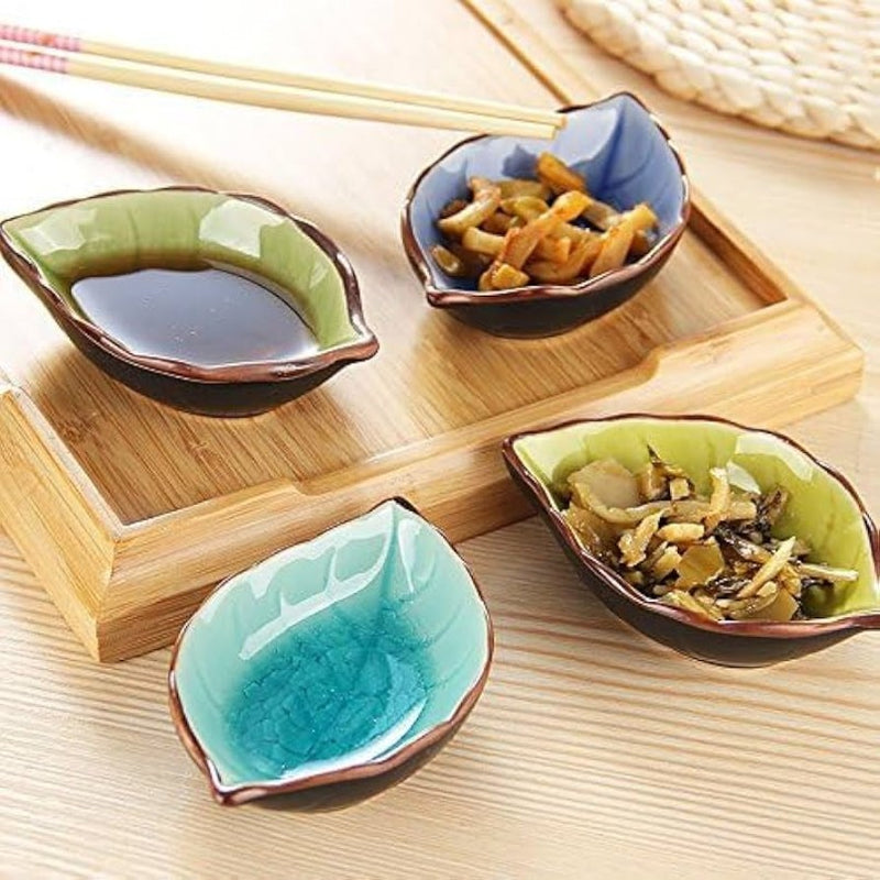 Leaf Shaped Ceramic Small Plate