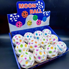 Moon Ball | Easy to Grip and Catch.(White) 1 Qty Random Color